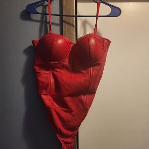 Say What? Vibrant Red Bustier